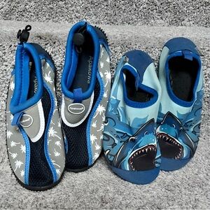 (Kids Size 3) Two Pairs Water Shoes